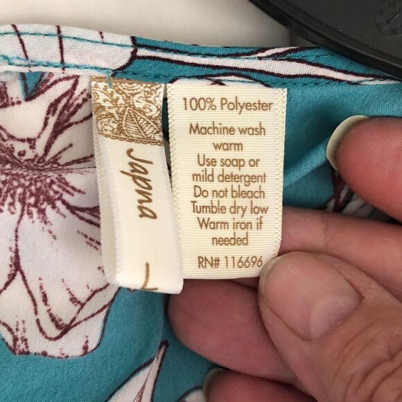 Japna Romper Size L Tropical Print Gently Used - Picture 3 of 4